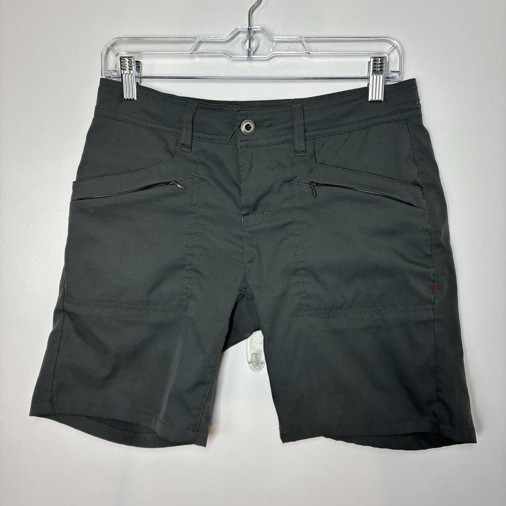 Toad&Co Shorts Womens 2 Gray Quick Dry Outdoor Hiking 8 Inseam Pockets Casual